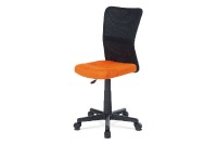 Kancelářská židle  - látka oranžová/černá  KA-2325 ORA
